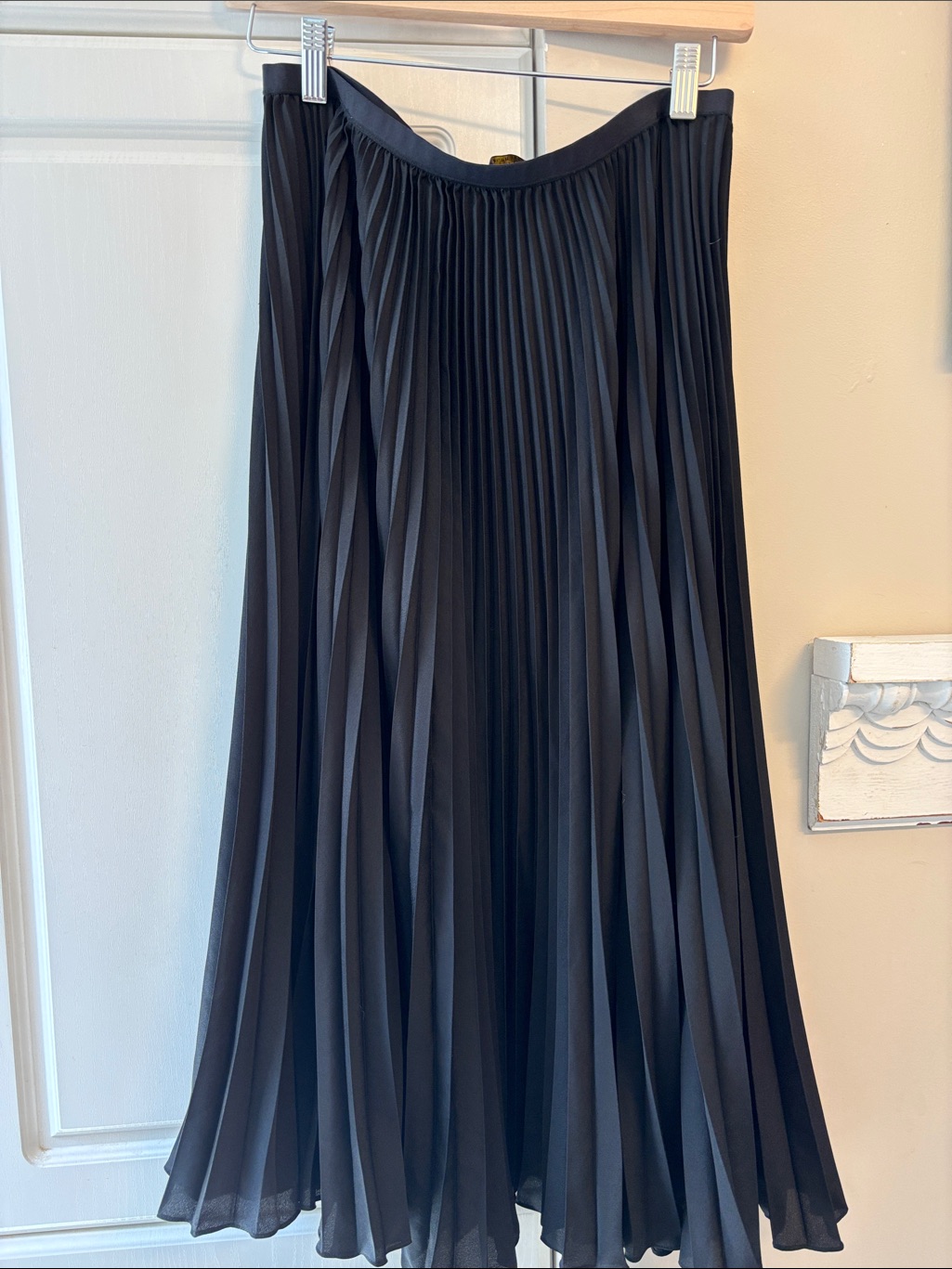 Polo Ralph Lauren Black Pleated Skirt Waist